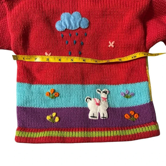 AR-T Peru Folk Art Hooded Sweater for Children - Picture 2 of 6